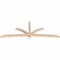 Ekena Millwork Davenport Smooth Timber Gable Bracket, Douglas Fir, 108"W x 40"H x 3 1/2"D x 3 1/2"F, 9/12 Pitch GBW108X40X0404DAV00SDF - alternate 4